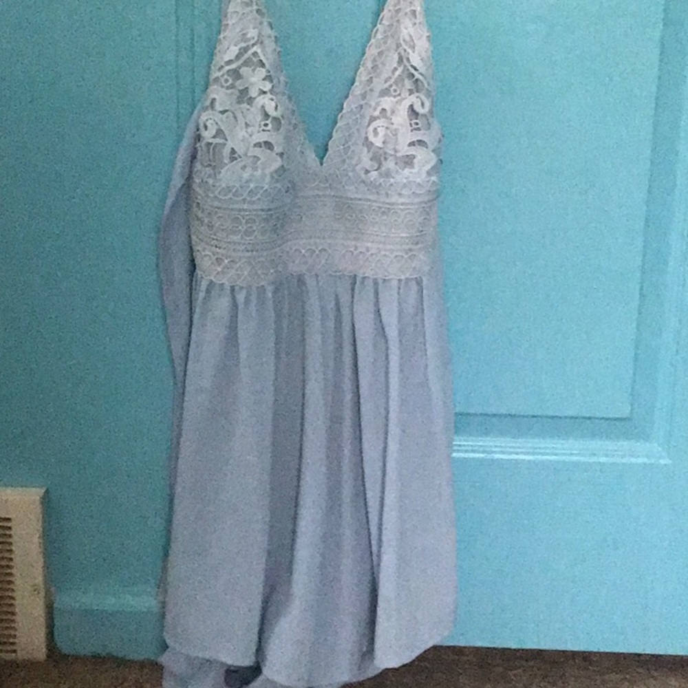 Light Blue Mini Dress